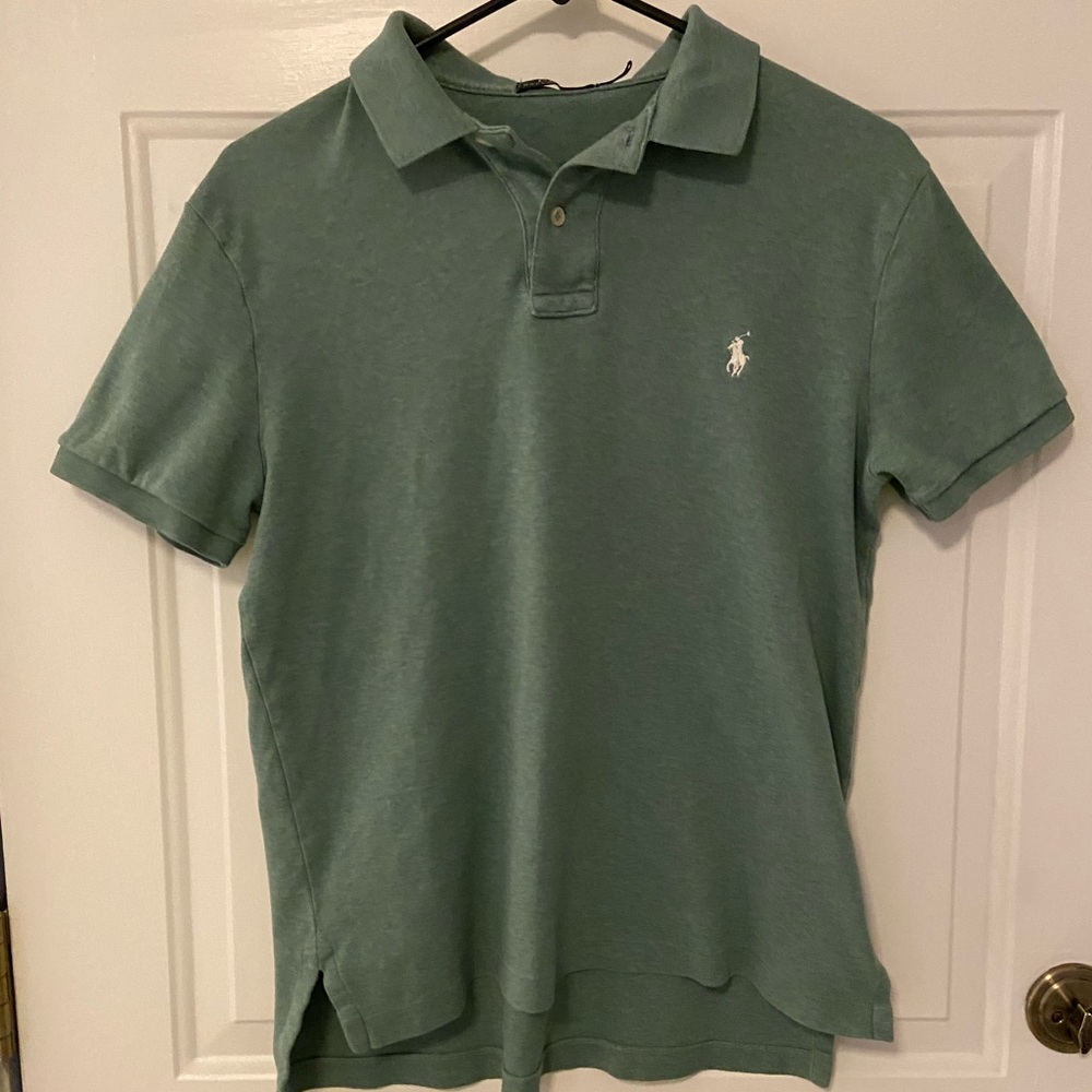 Green Ralph Lauren Polo Shirt Size M